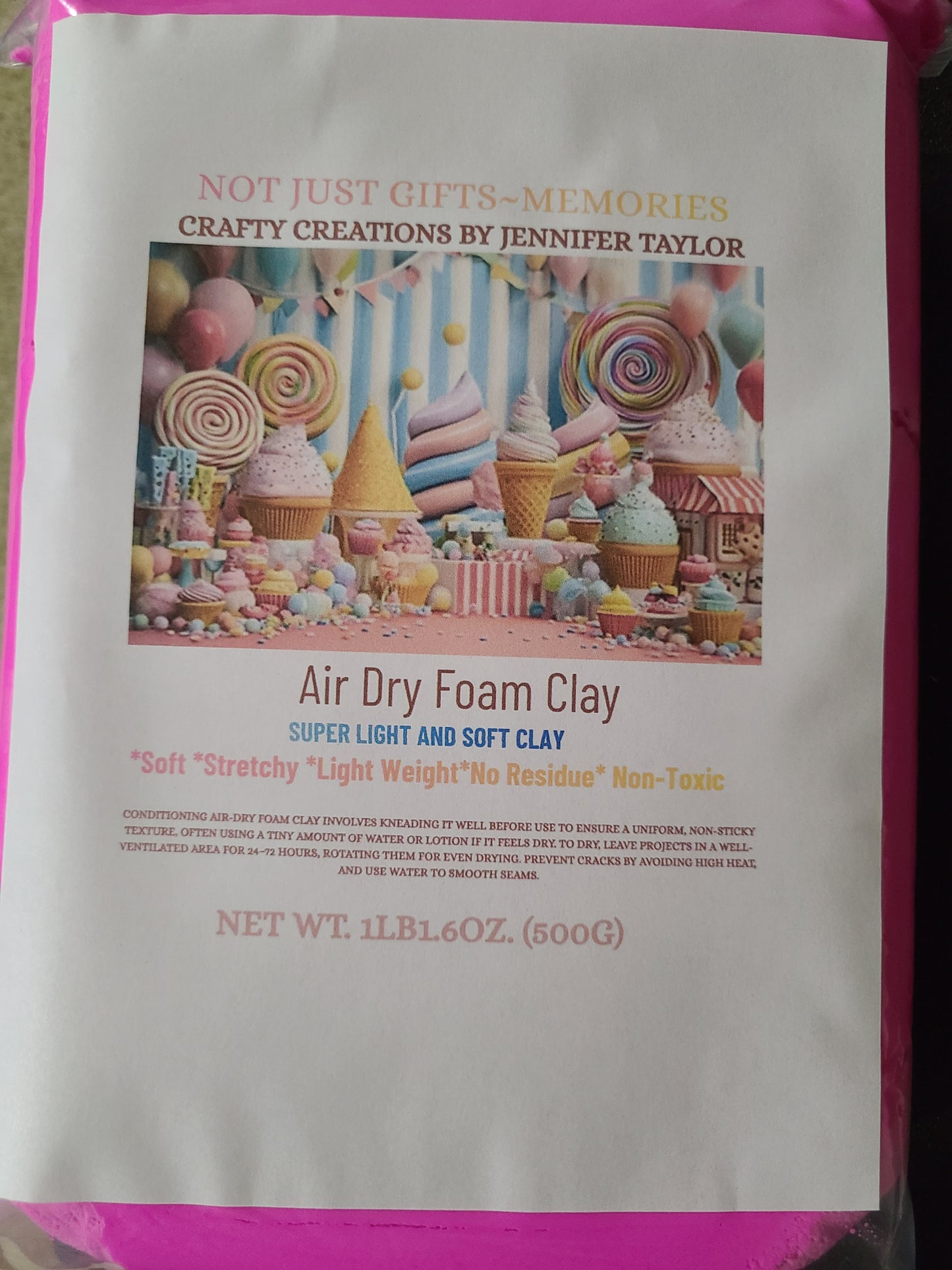 CLEARANCE-Super Light and Soft Air-Dry Foam Clay