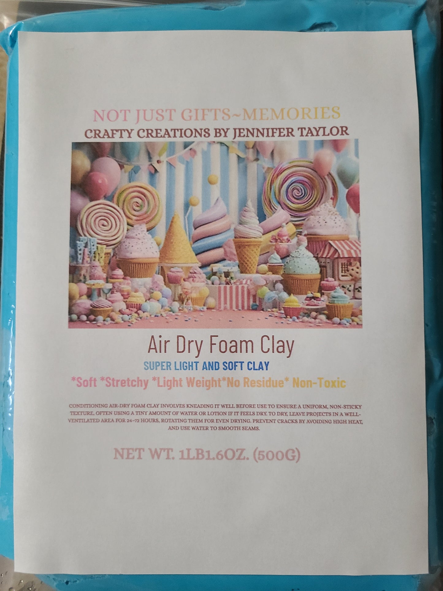 CLEARANCE-Super Light and Soft Air-Dry Foam Clay
