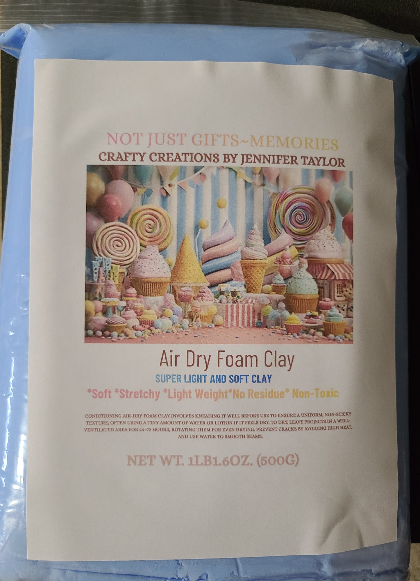CLEARANCE-Super Light and Soft Air-Dry Foam Clay
