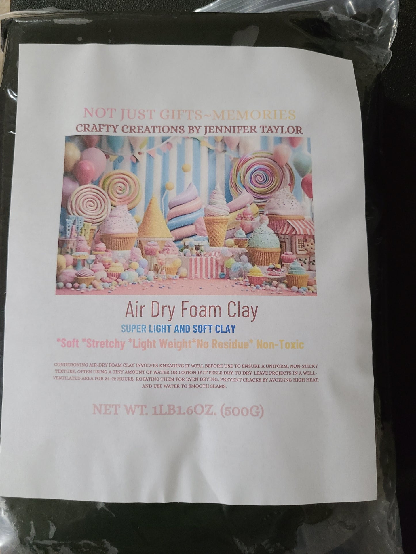 CLEARANCE-Super Light and Soft Air-Dry Foam Clay