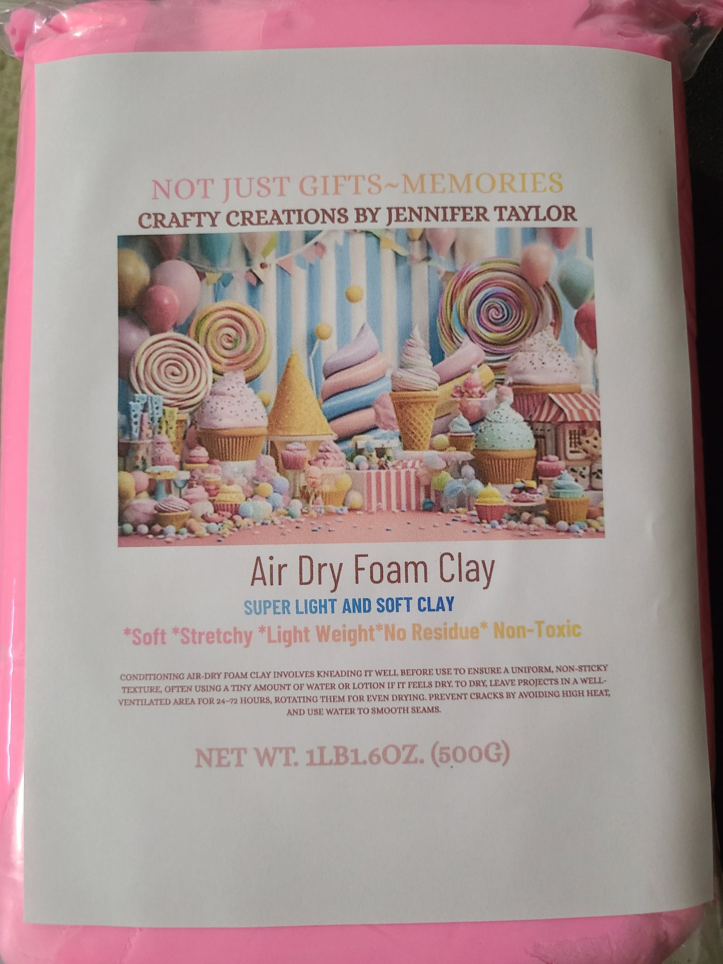 CLEARANCE-Super Light and Soft Air-Dry Foam Clay