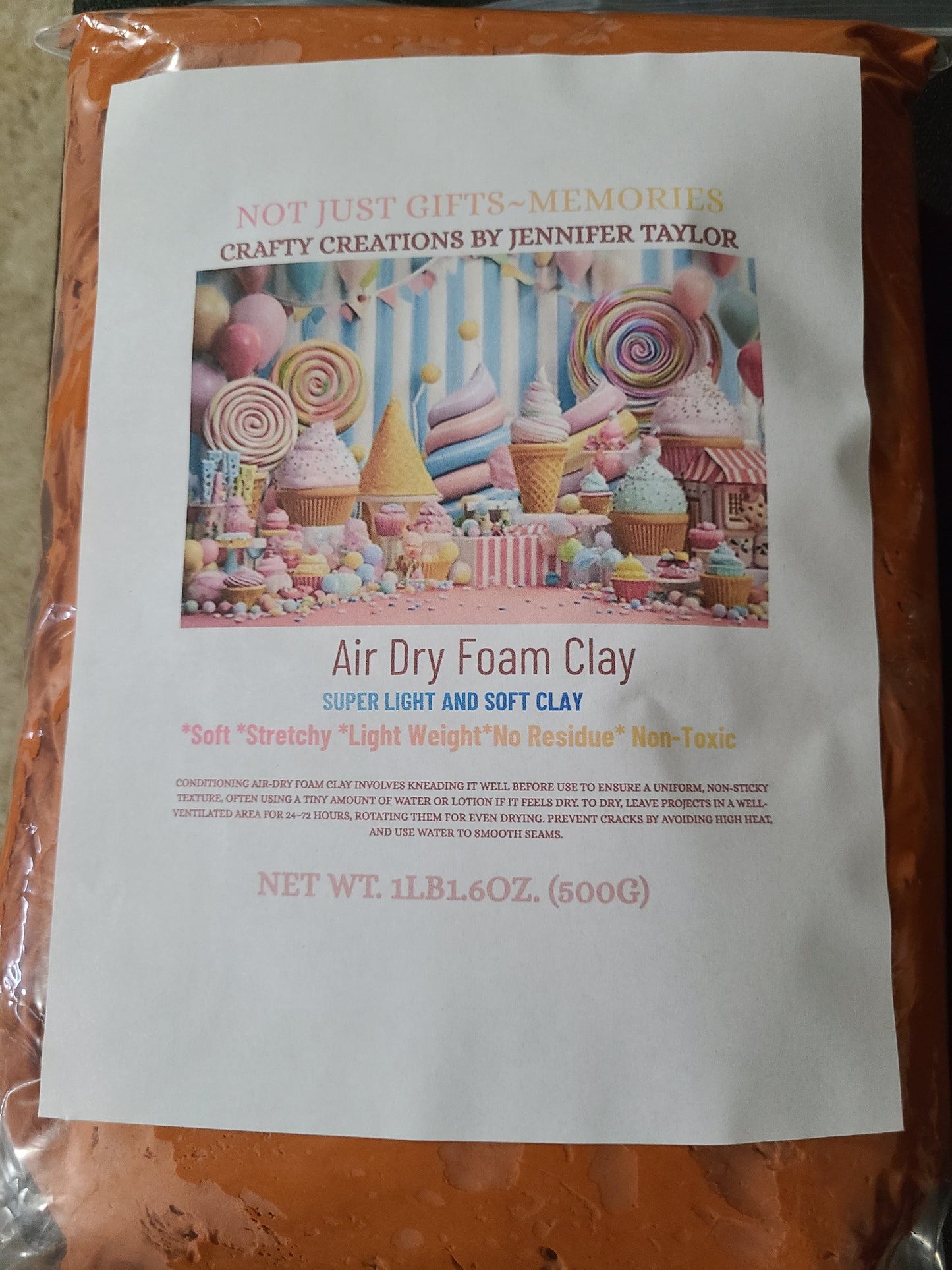 CLEARANCE-Super Light and Soft Air-Dry Foam Clay