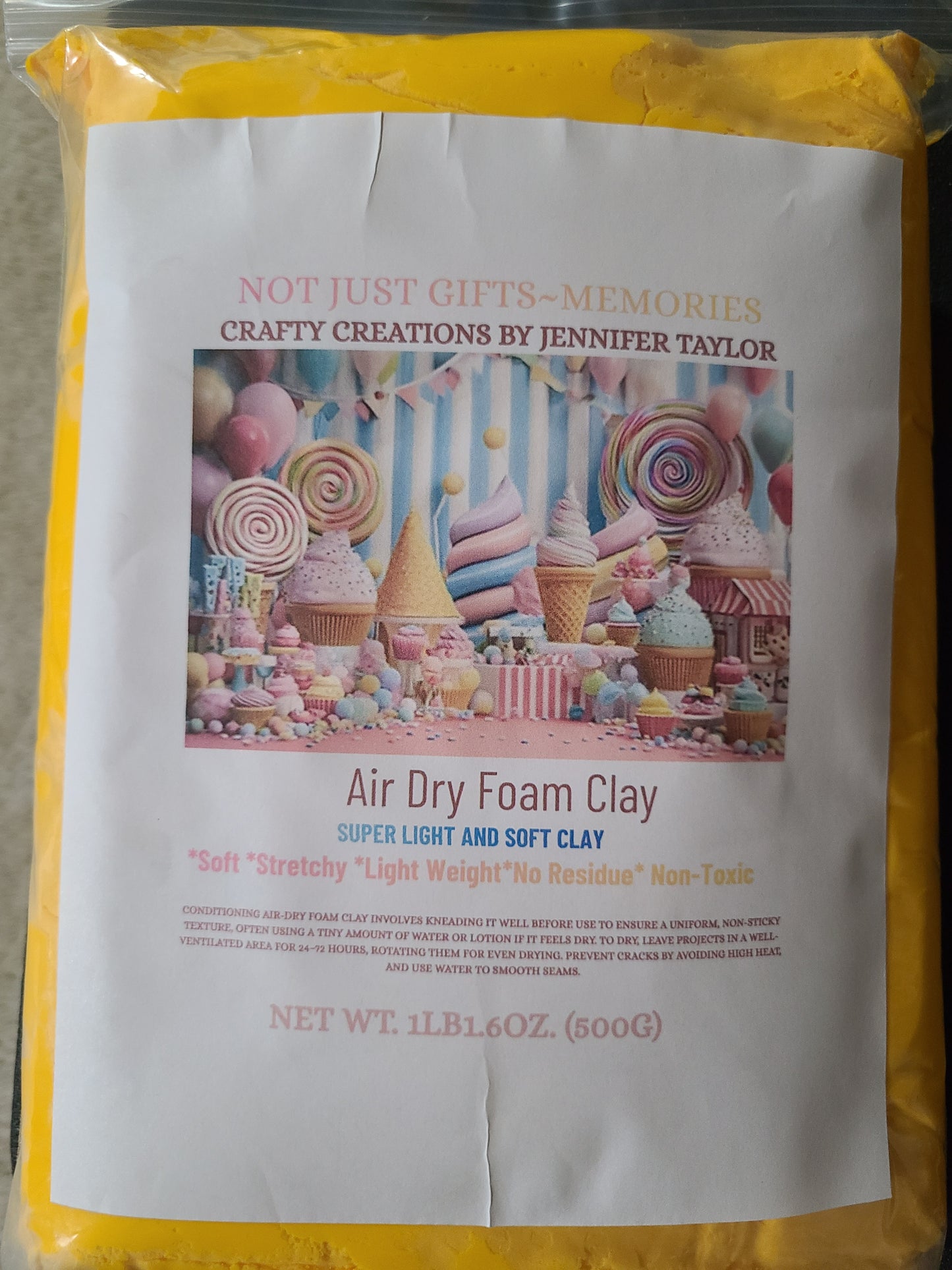 CLEARANCE-Super Light and Soft Air-Dry Foam Clay