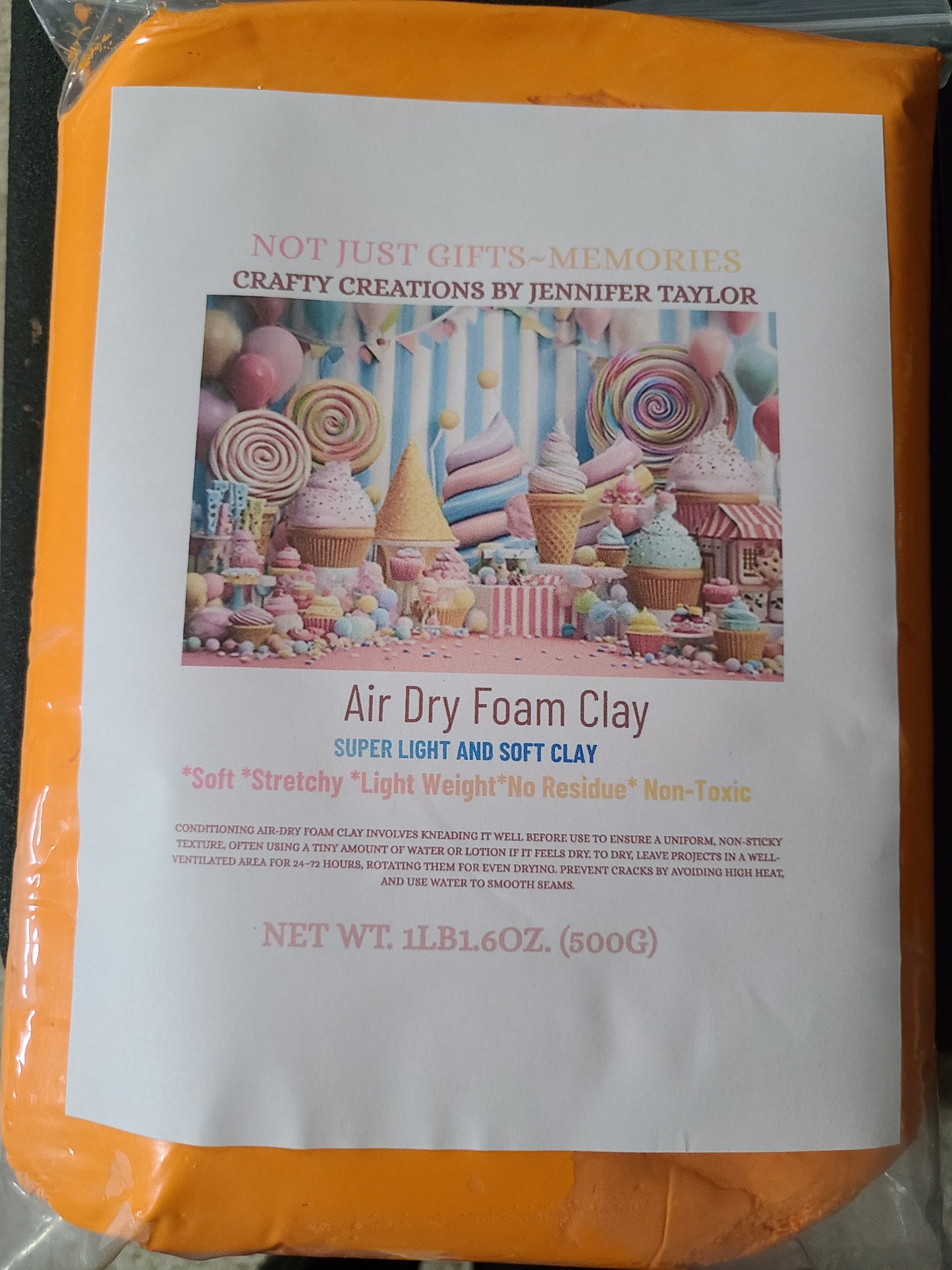 CLEARANCE-Super Light and Soft Air-Dry Foam Clay