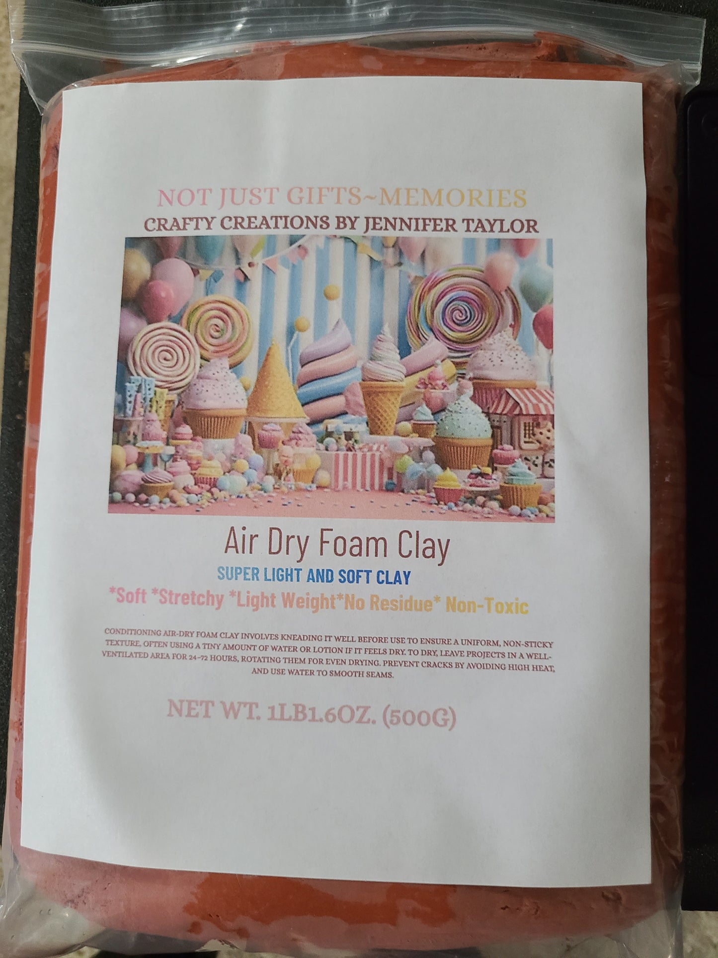 CLEARANCE-Super Light and Soft Air-Dry Foam Clay