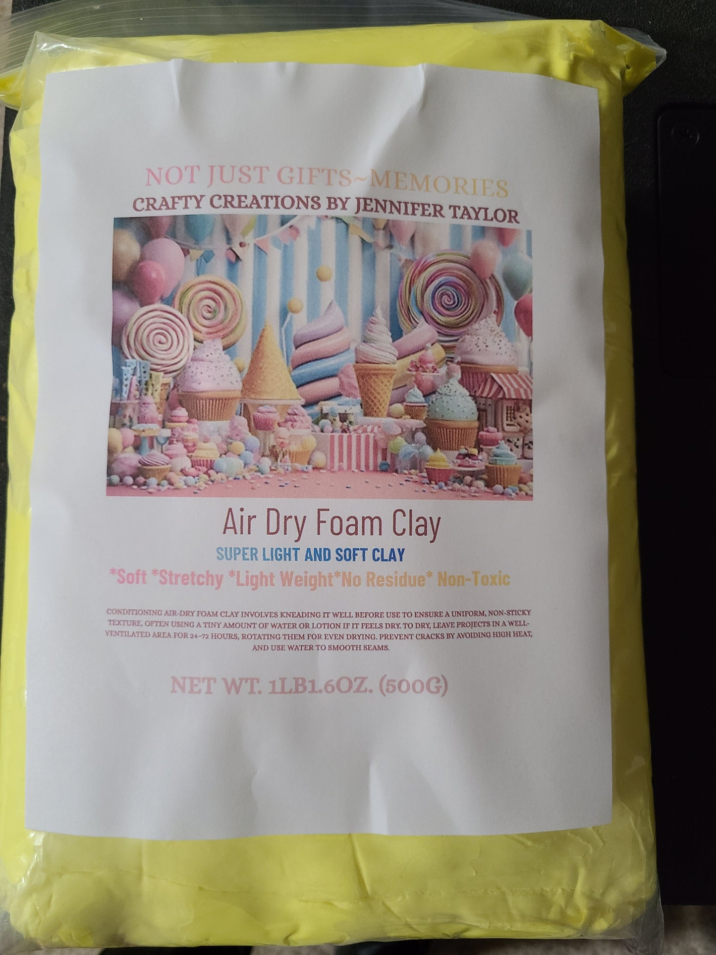 CLEARANCE-Super Light and Soft Air-Dry Foam Clay