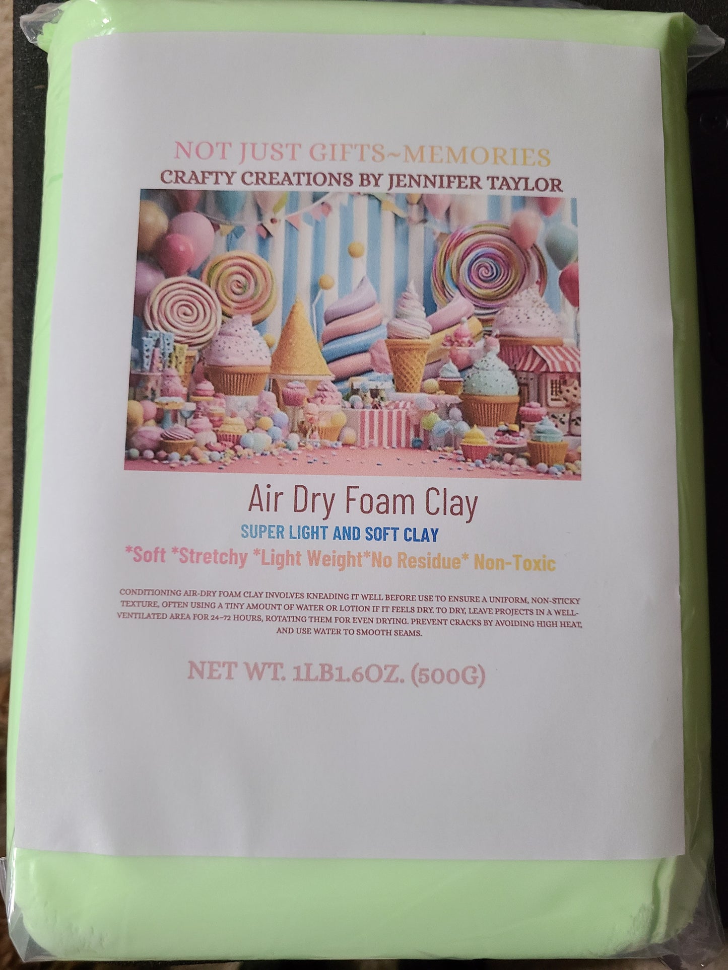 CLEARANCE-Super Light and Soft Air-Dry Foam Clay