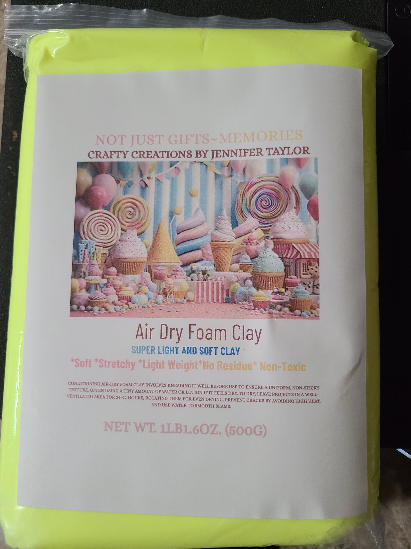 CLEARANCE-Super Light and Soft Air-Dry Foam Clay