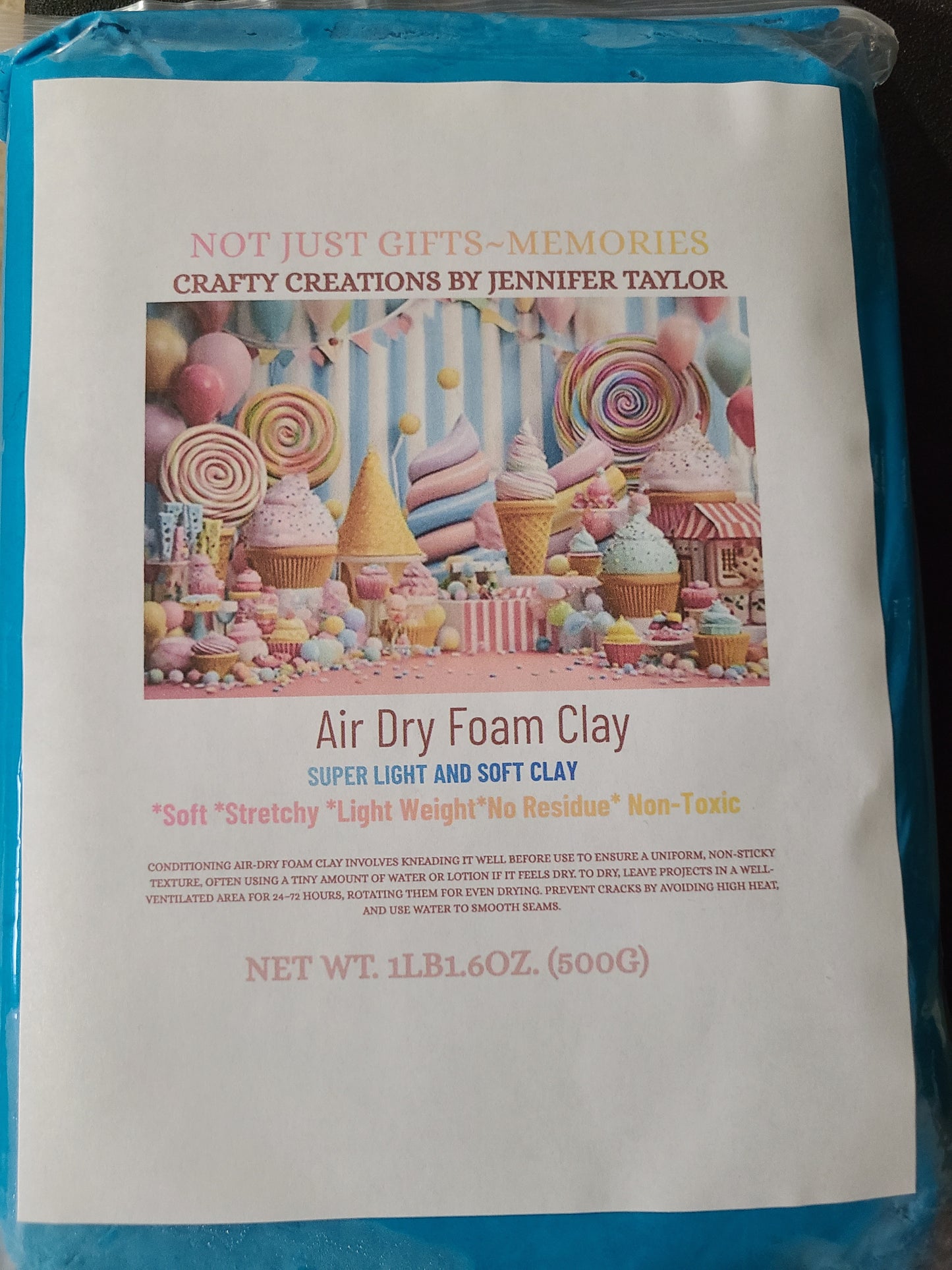 CLEARANCE-Super Light and Soft Air-Dry Foam Clay