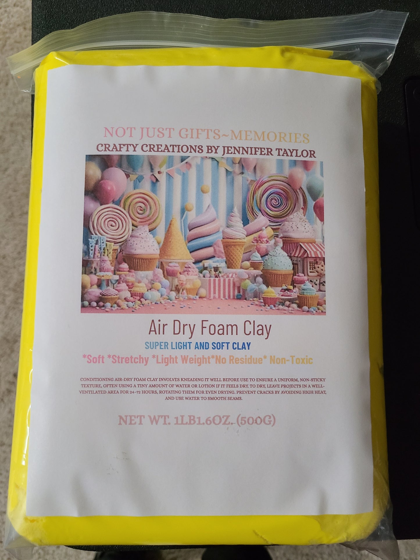 CLEARANCE-Super Light and Soft Air-Dry Foam Clay