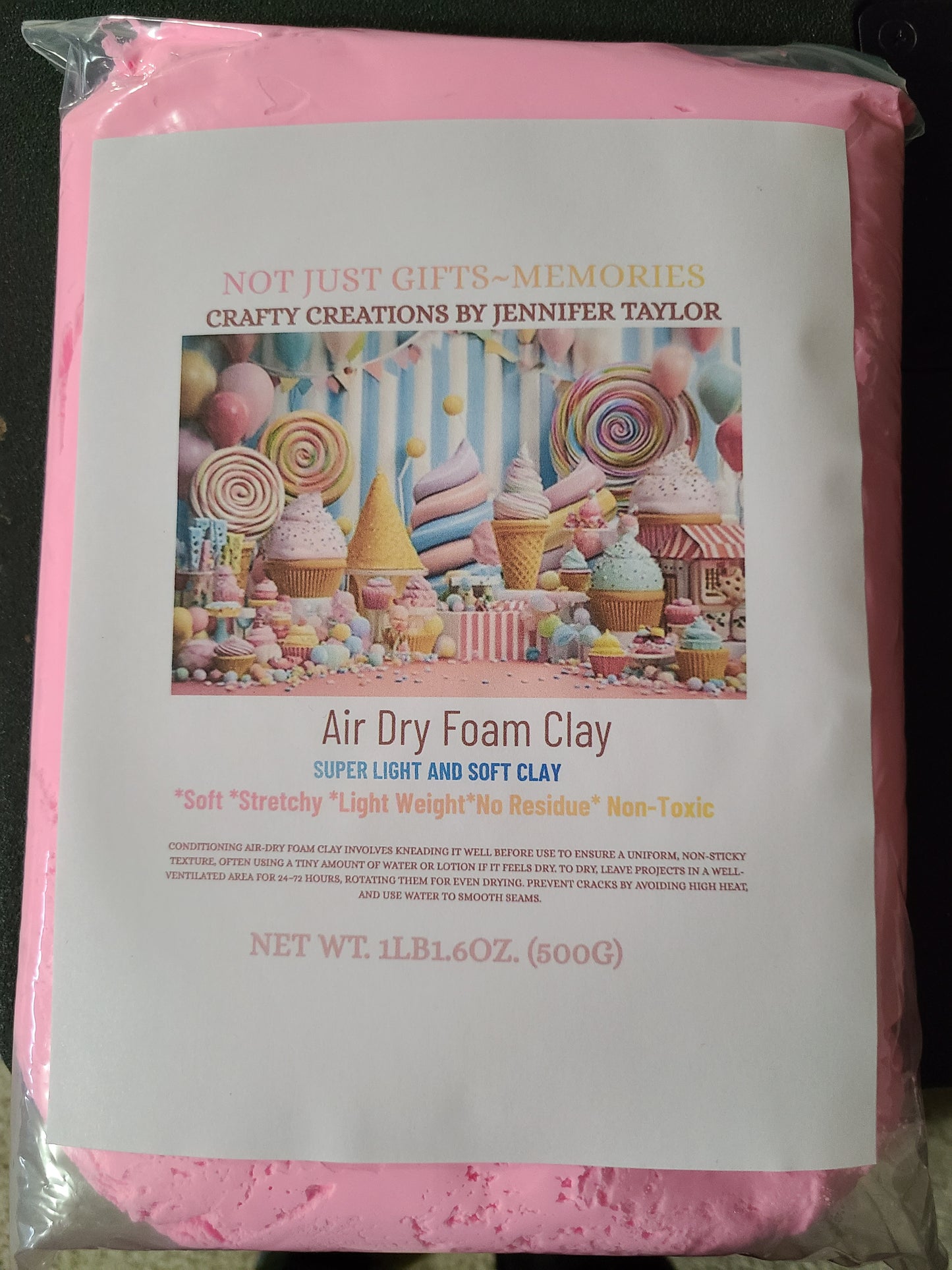 CLEARANCE-Super Light and Soft Air-Dry Foam Clay