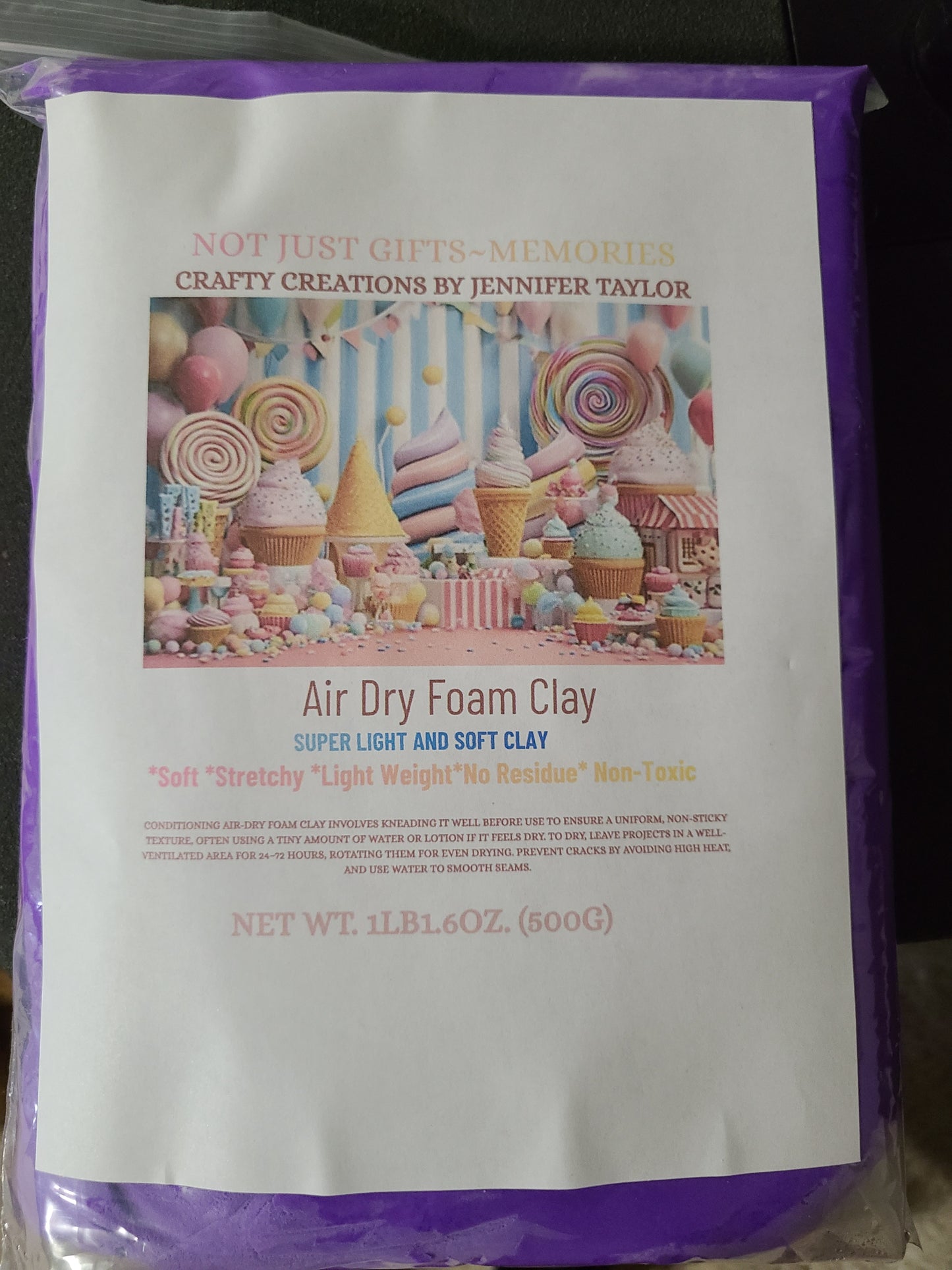 CLEARANCE-Super Light and Soft Air-Dry Foam Clay