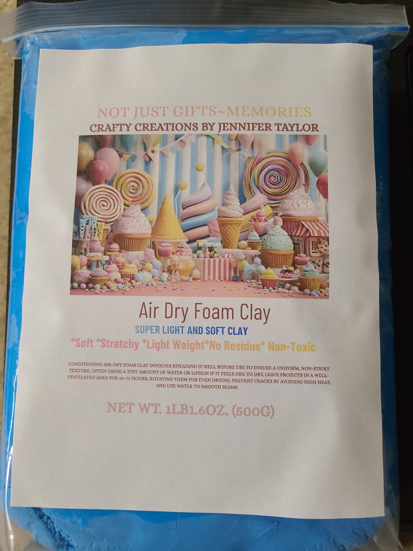 CLEARANCE-Super Light and Soft Air-Dry Foam Clay