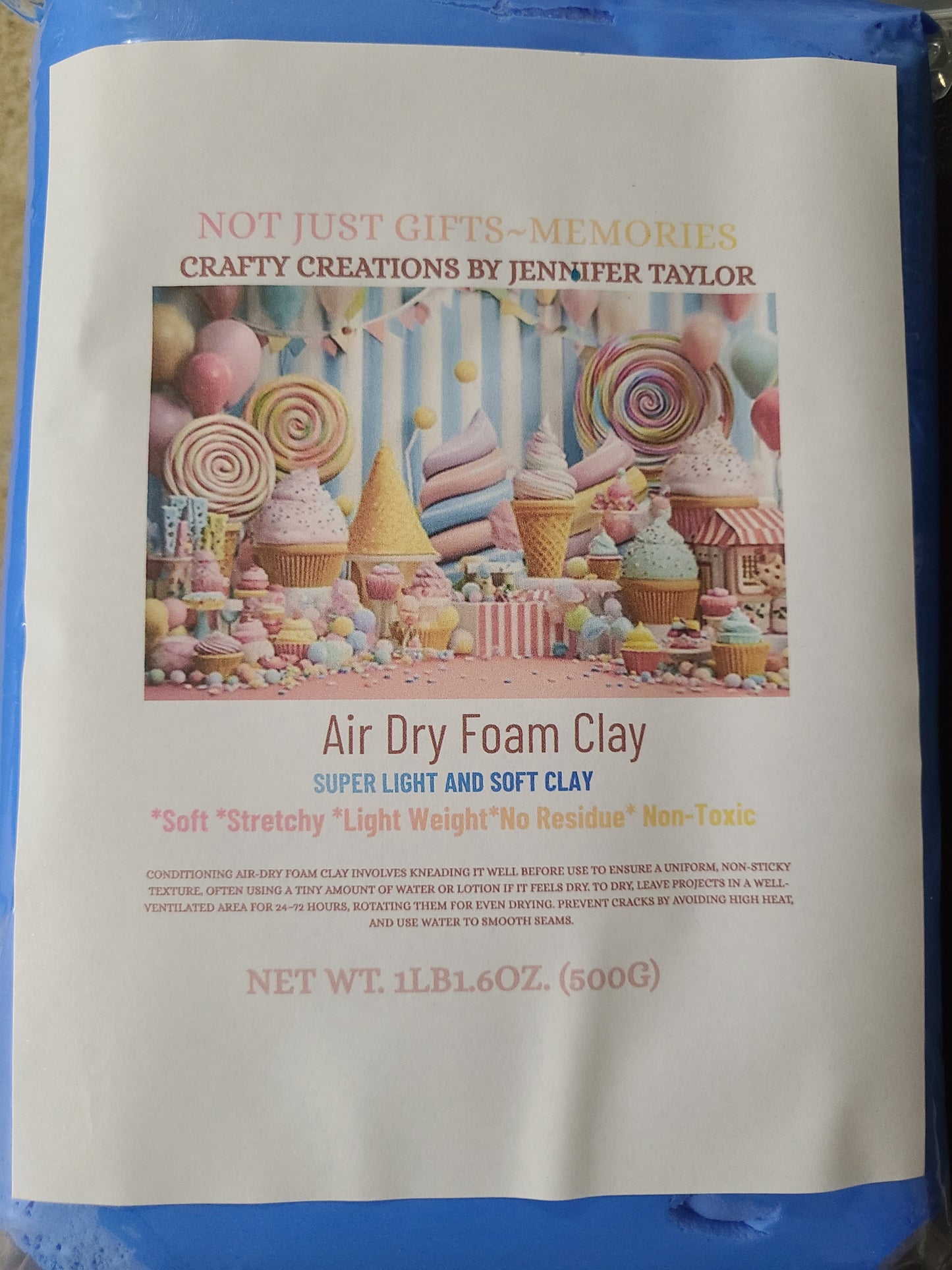 CLEARANCE-Super Light and Soft Air-Dry Foam Clay