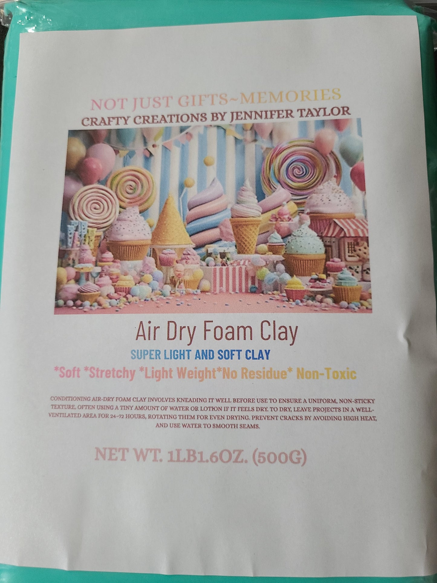 CLEARANCE-Super Light and Soft Air-Dry Foam Clay