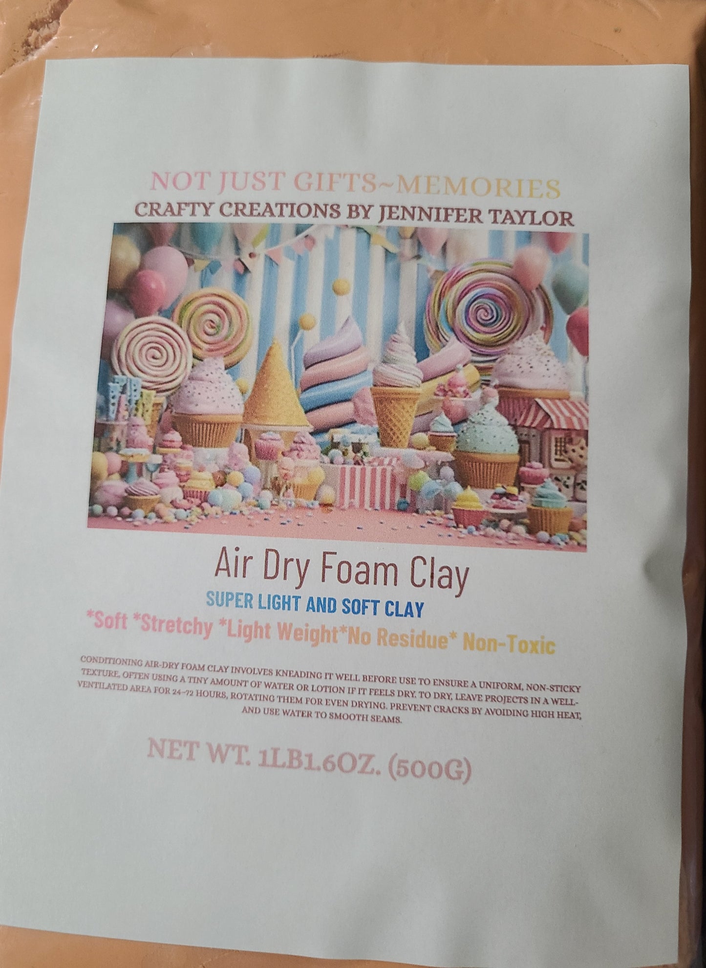 CLEARANCE-Super Light and Soft Air-Dry Foam Clay