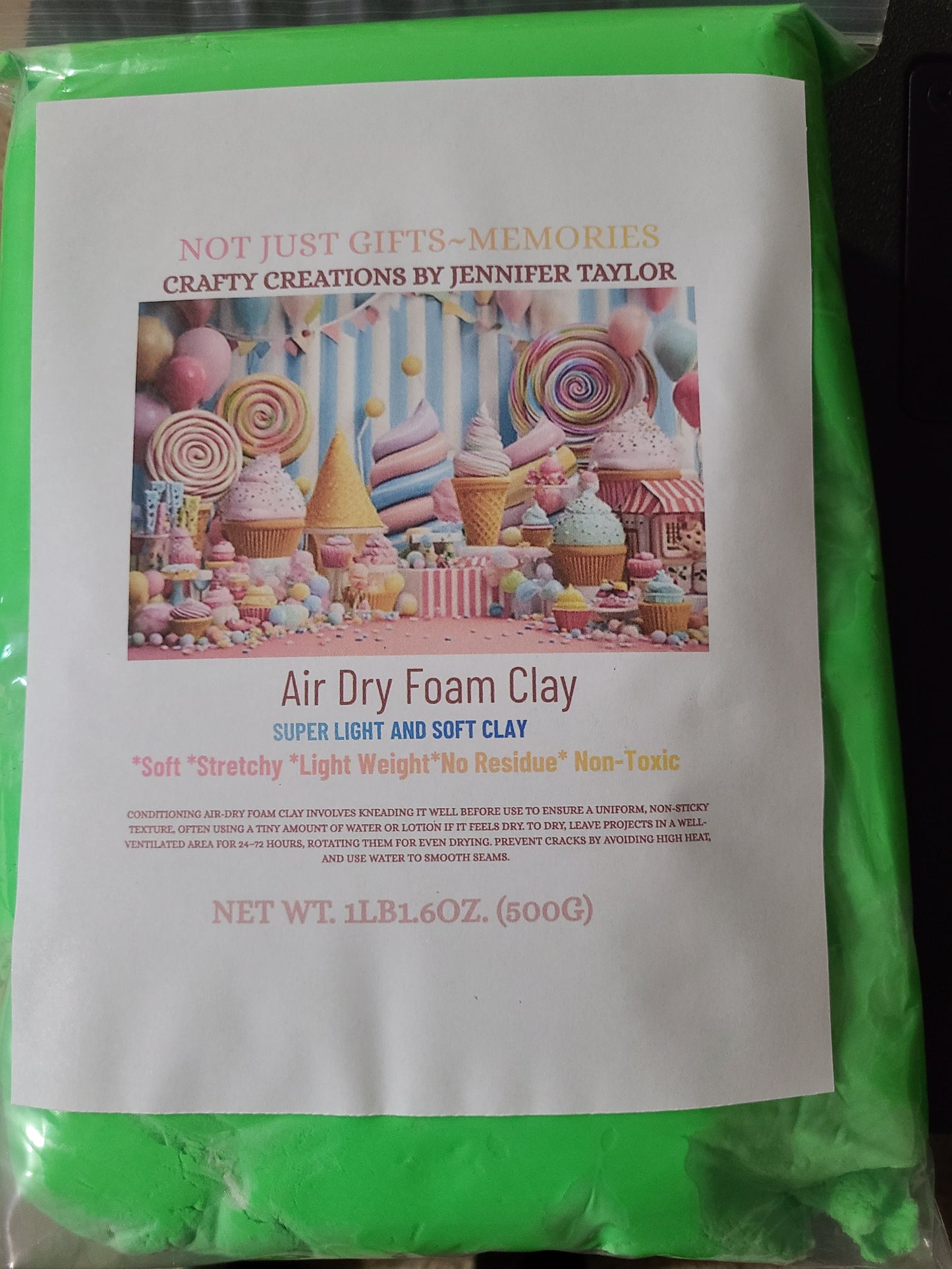 CLEARANCE-Super Light and Soft Air-Dry Foam Clay