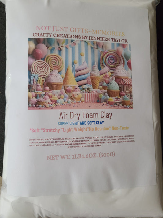 CLEARANCE-Super Light and Soft Air-Dry Foam Clay