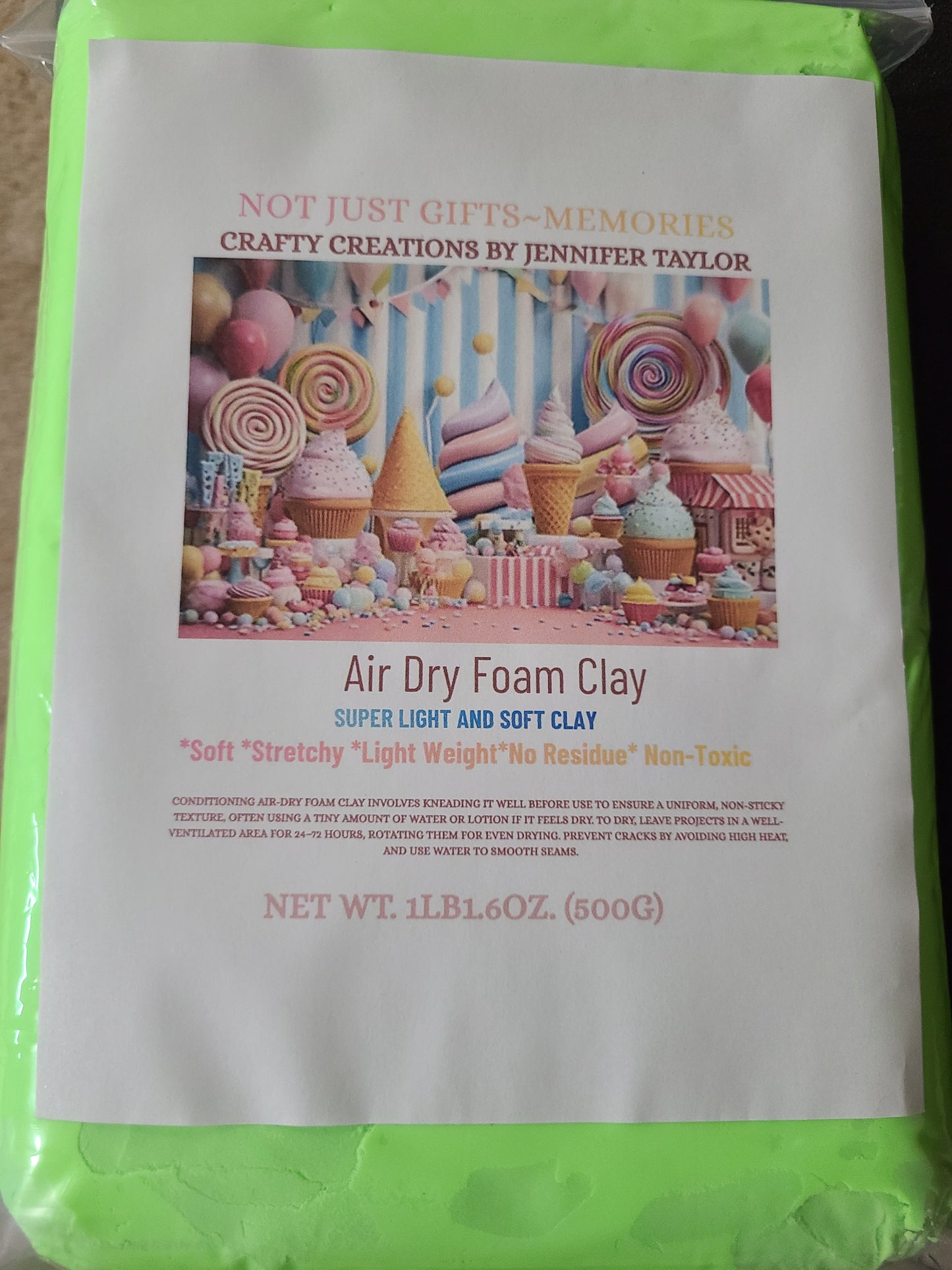 CLEARANCE-Super Light and Soft Air-Dry Foam Clay