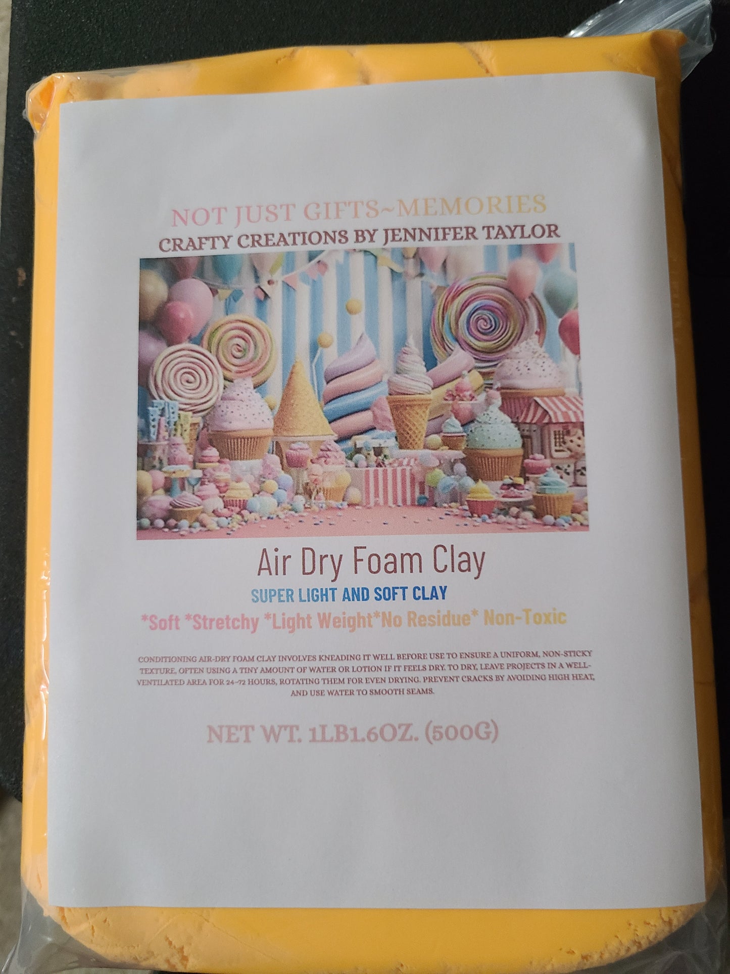 CLEARANCE-Super Light and Soft Air-Dry Foam Clay