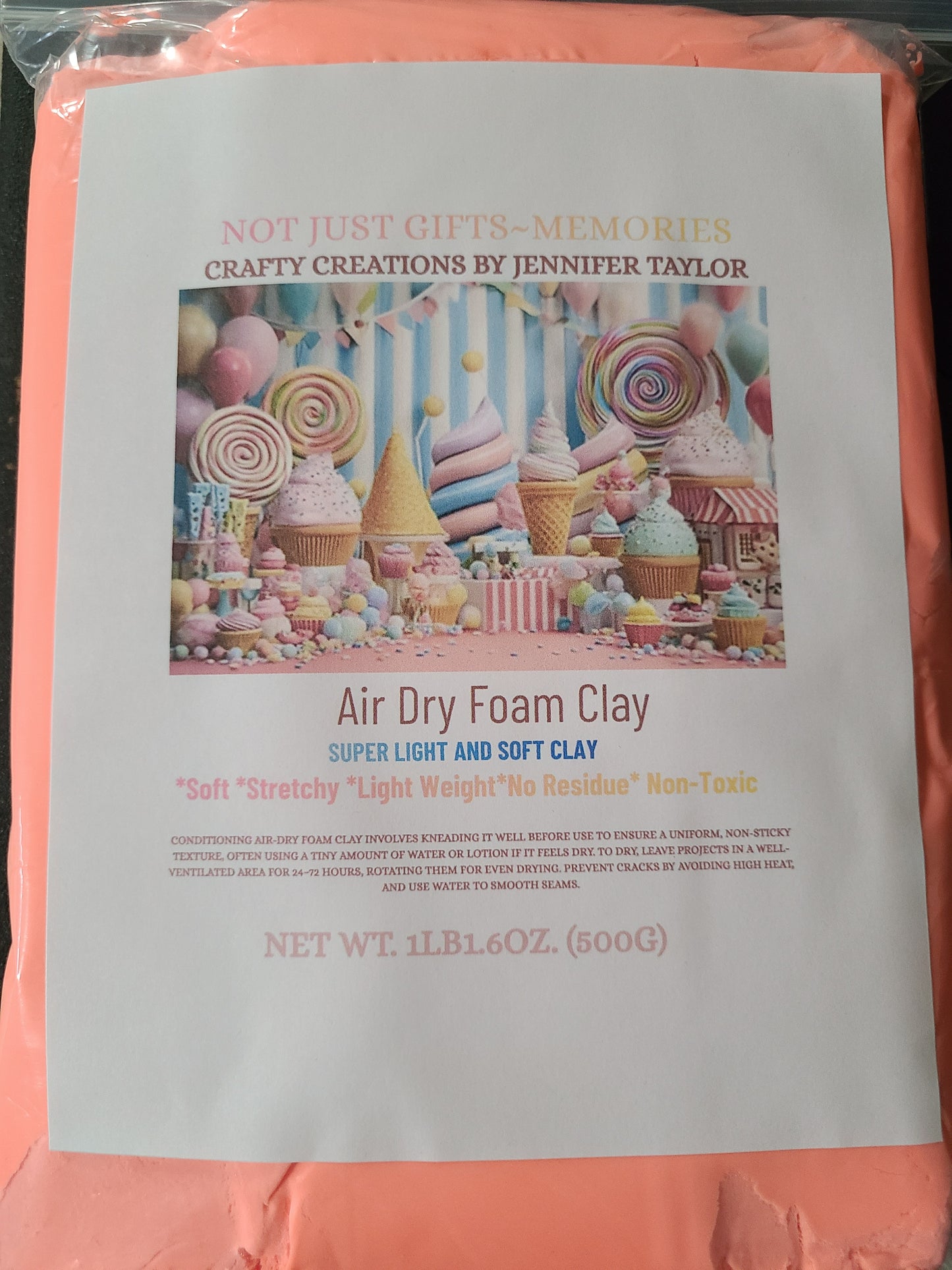 CLEARANCE-Super Light and Soft Air-Dry Foam Clay