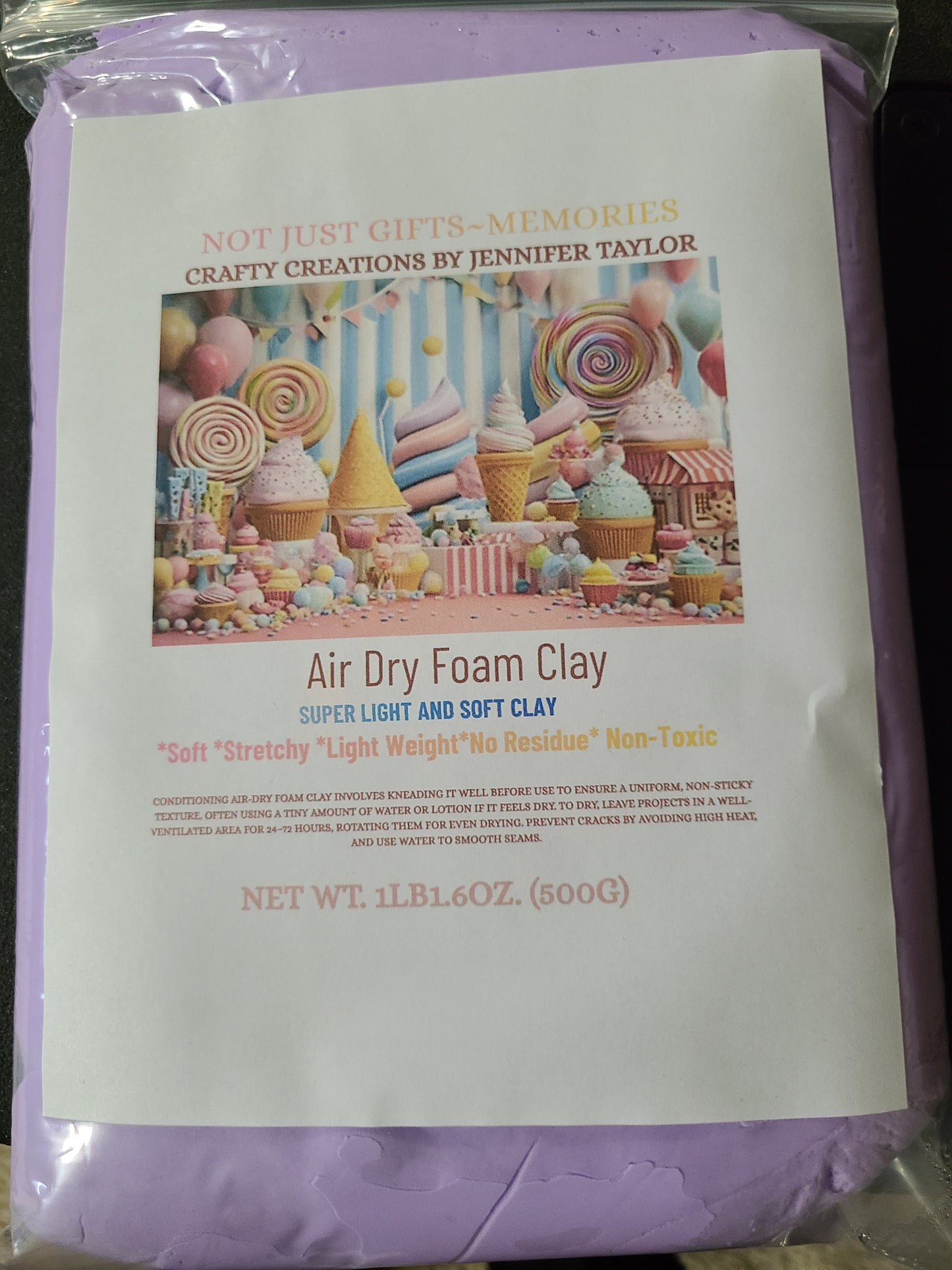 CLEARANCE-Super Light and Soft Air-Dry Foam Clay